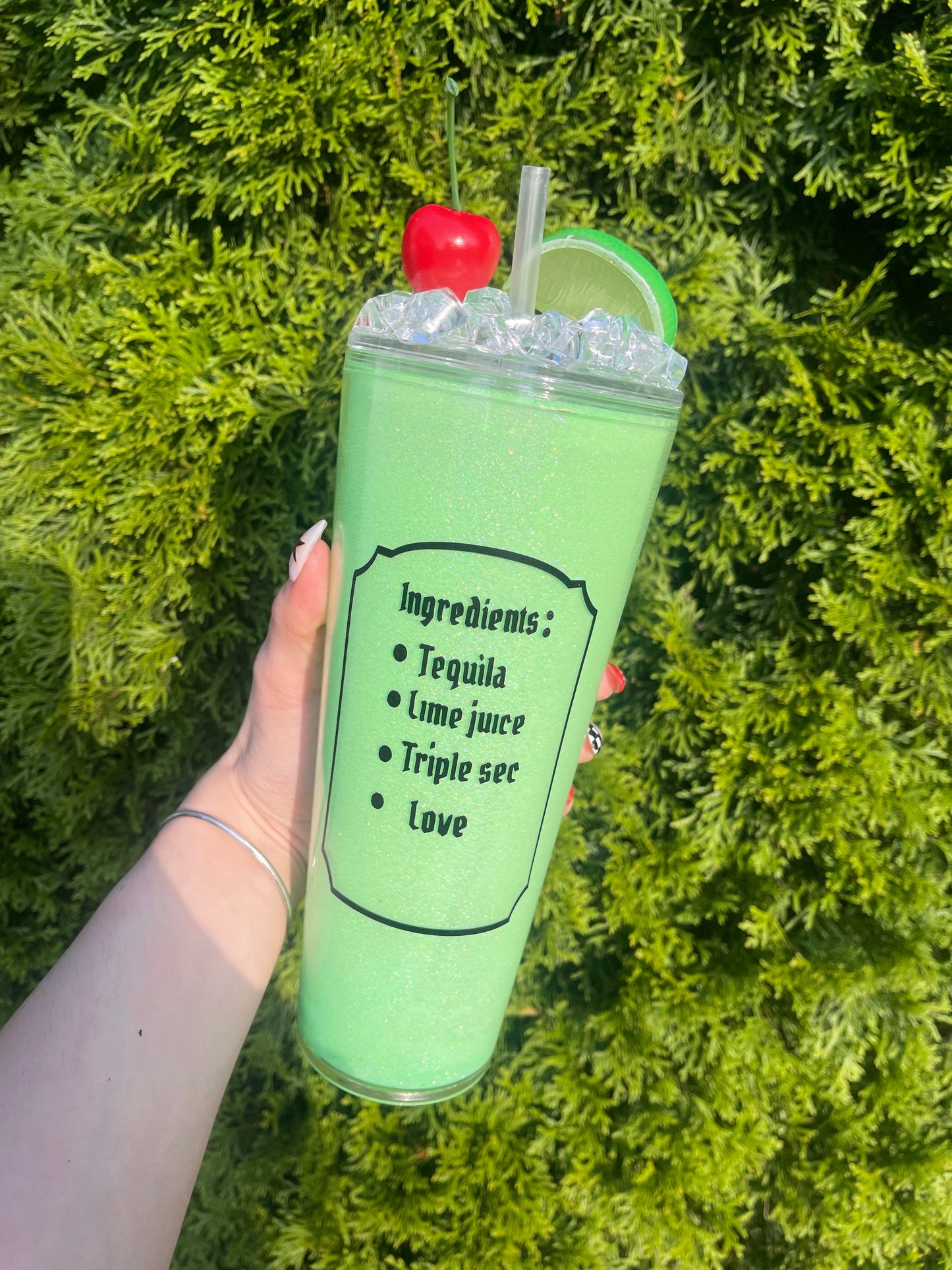 Margarita themed Color Changing Tumbler