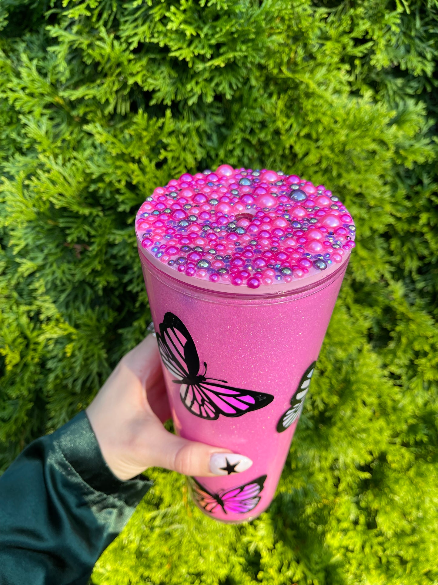 Color Changing Butterfly Tumbler