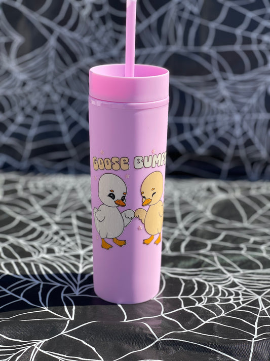 Goose Bumps Pink tumbler