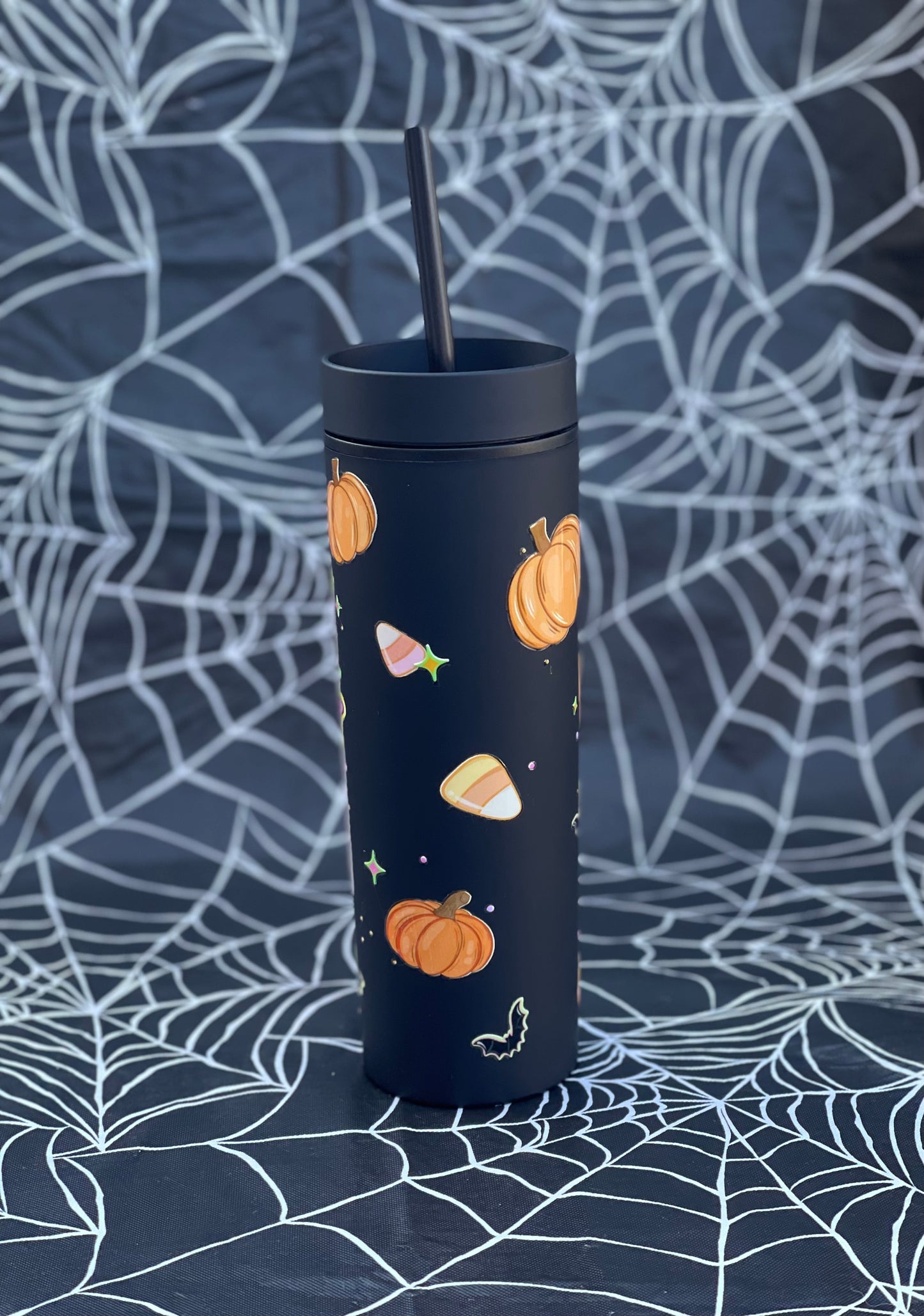 Strawberry SC x Halloween Tumbler