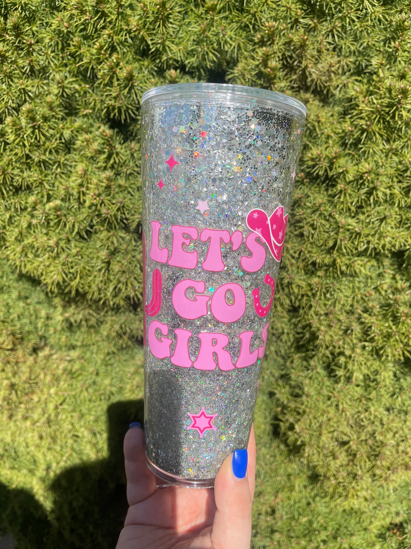 "Let's Go Girls" Snow Globe Tumbler