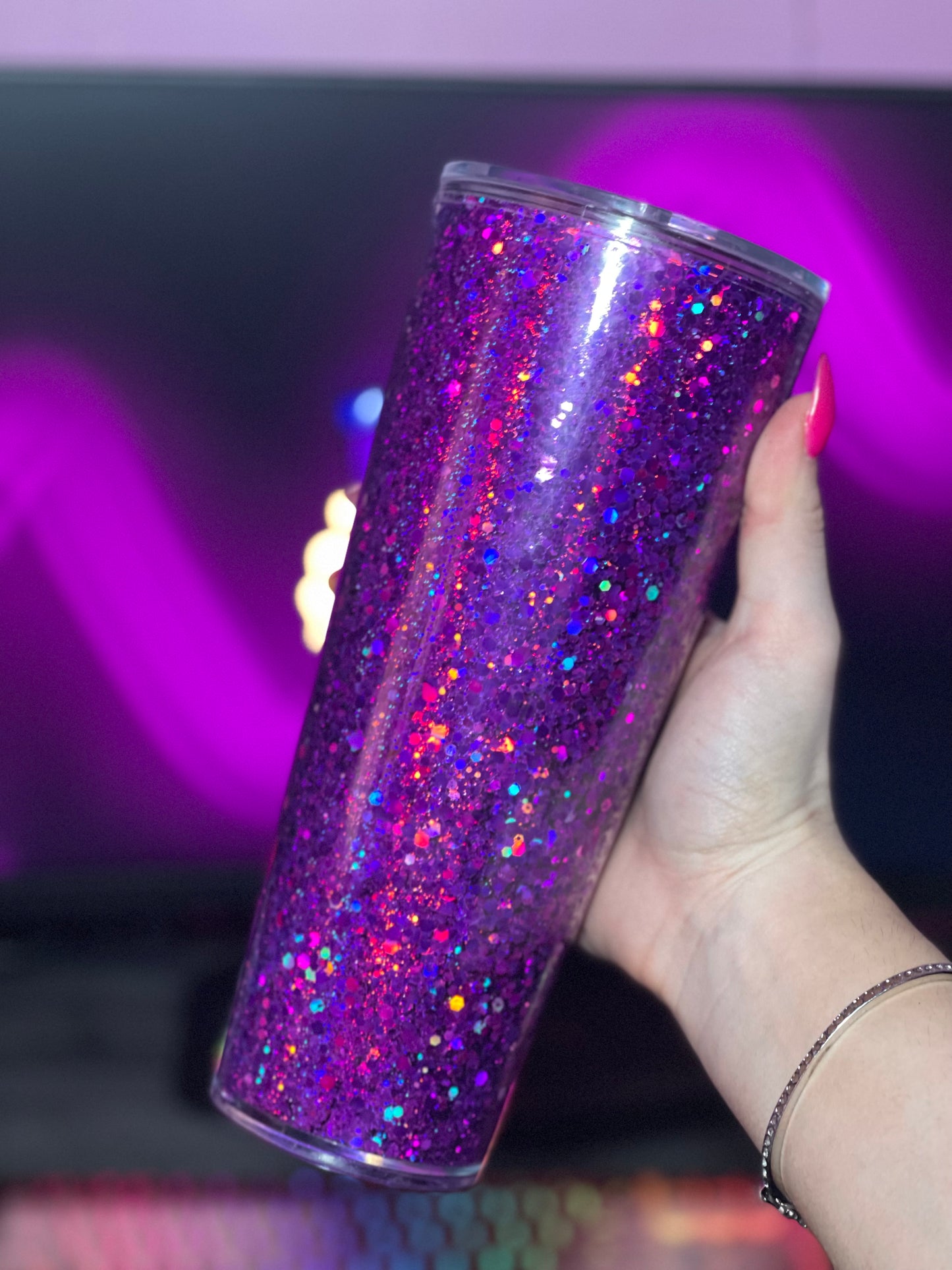 Personalized/ Customized Glitter Tumbler